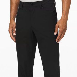 Lululemon Commission Pant Slim Warpstreme ABC Black Mens 32x31